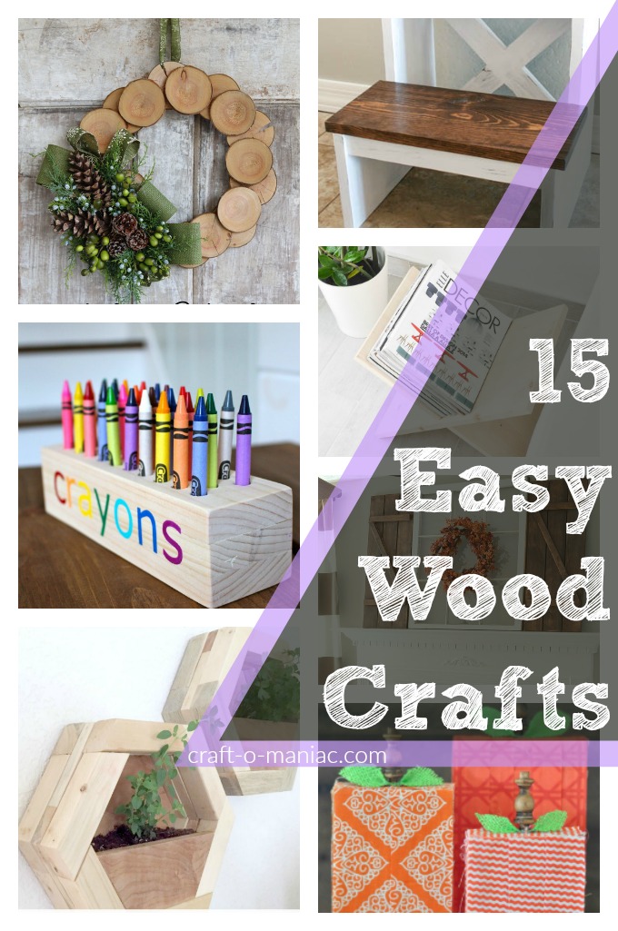 15 Easy Wood Crafts - 700 N COTTAGE
